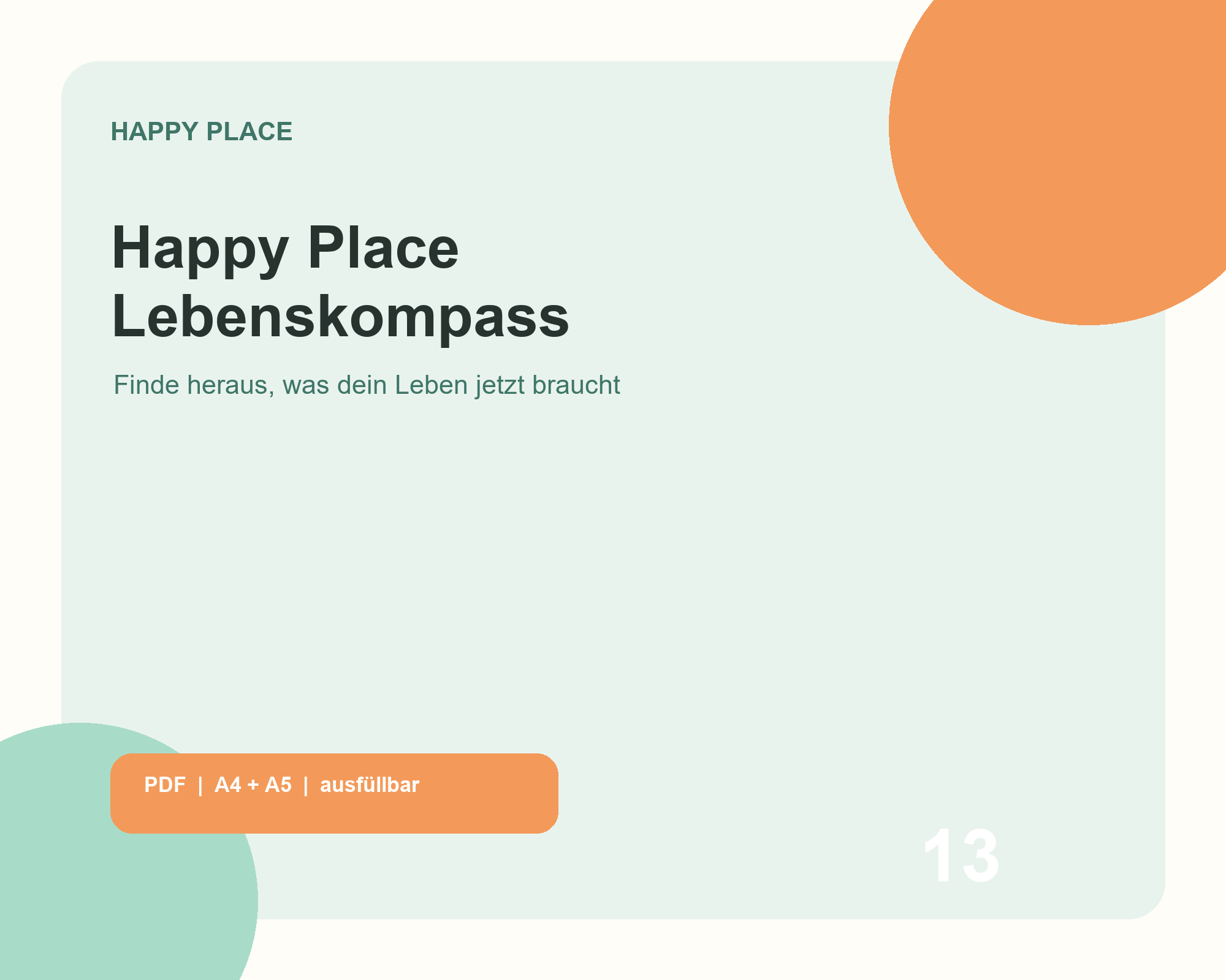 Happy Place Lebenskompass